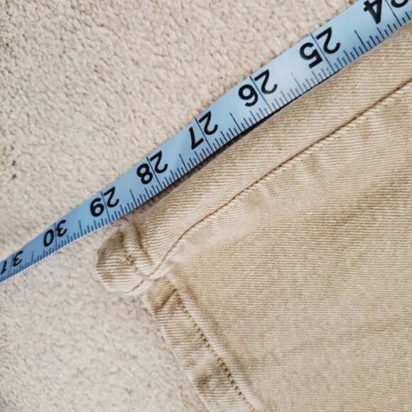 Revolve Rev Denim Taupe Vintage Flare High Rise Stretch Jeans 30 - Picture 6 of 7